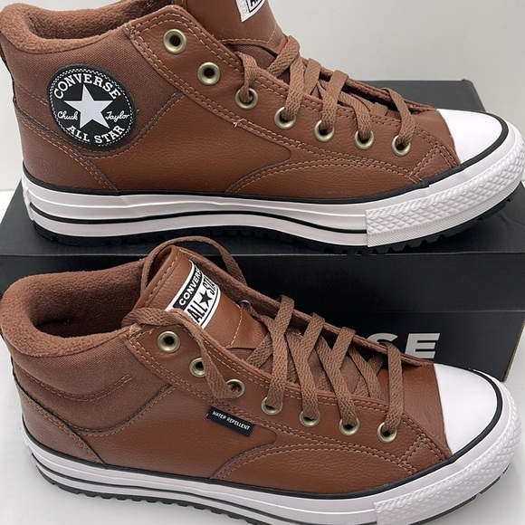 Converse Men’s CTAS MALDEN STREET BOOT MID BEAR NAP/TOADSTOOL TAN/WHITE A08561C - Picture 3 of 16